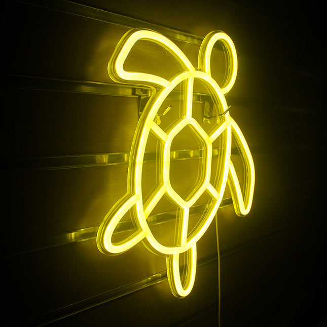 Insegna luminosa LED neon a forma tartaruga