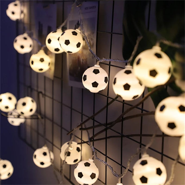 Ghirlanda luminosa LED palloni da calcio