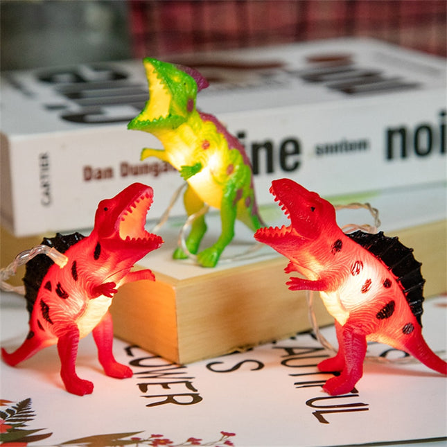 Ghirlanda luminosa LED dinosauri per bambini