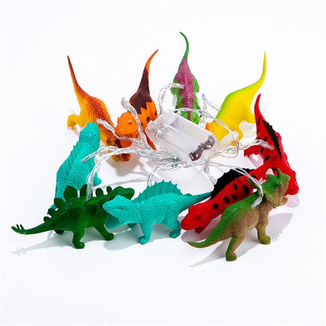 Ghirlanda luminosa LED dinosauri per bambini