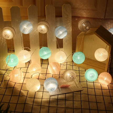 Ghirlanda luminosa LED sfere di cotone