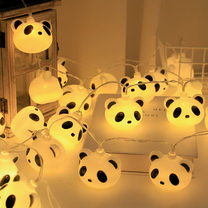 Ghirlanda luminosa LED a forma panda