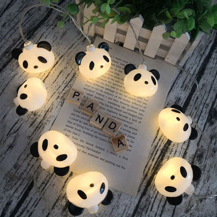 Ghirlanda luminosa LED a forma panda