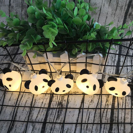 Ghirlanda luminosa LED a forma panda