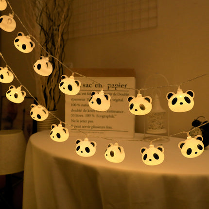 Ghirlanda luminosa LED a forma panda