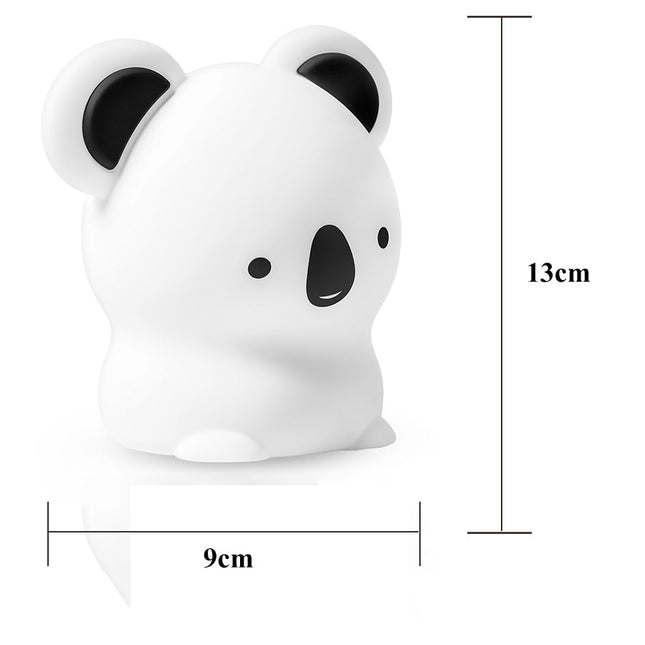 Luce notturna koala silicone multicolore