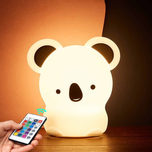 Luce notturna koala silicone multicolore