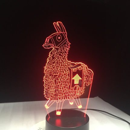 Lampada 3D LED a forma di lama