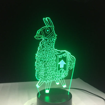 Lampada 3D LED a forma di lama