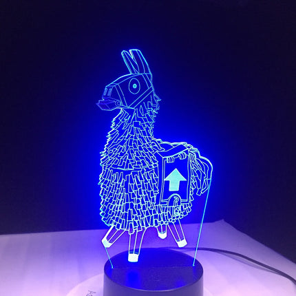 Lampada 3D LED a forma di lama