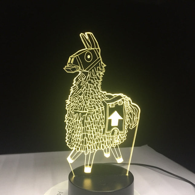 Lampada 3D LED a forma di lama