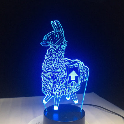 Lampada 3D LED a forma di lama