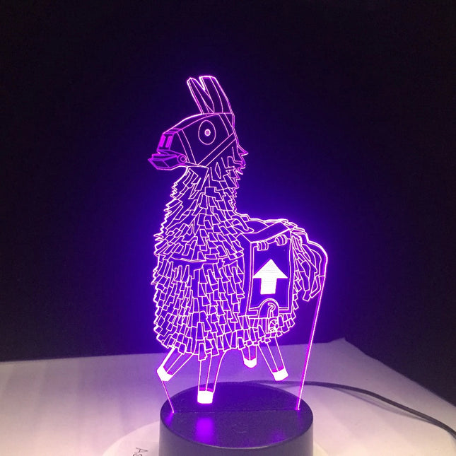 Lampada 3D LED a forma di lama