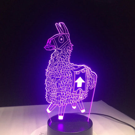Lampada 3D LED a forma di lama