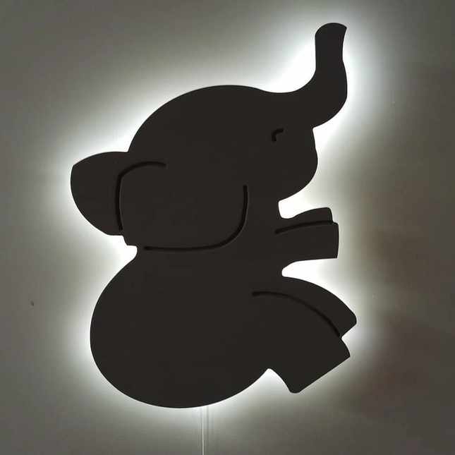 Applique da parete LED elefante palloncini