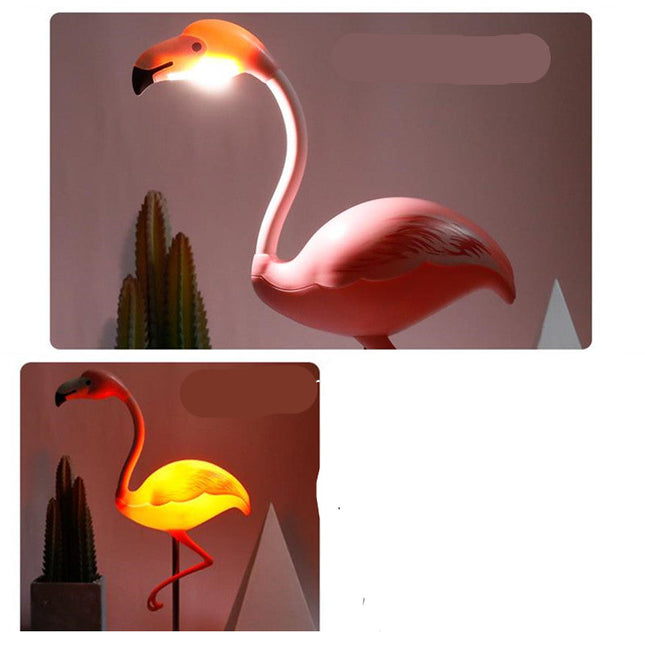Lampada da tavolo fenicottero rosa LED