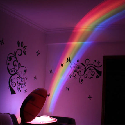 Lampada proiettore effetto arcobaleno per camera