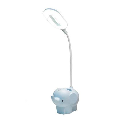 Lampada da scrivania elefante con portapenne
