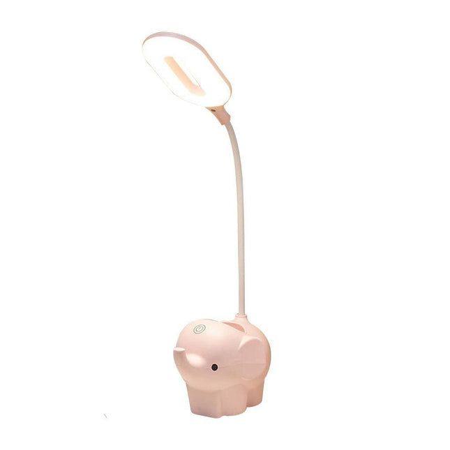 Lampada da scrivania elefante con portapenne