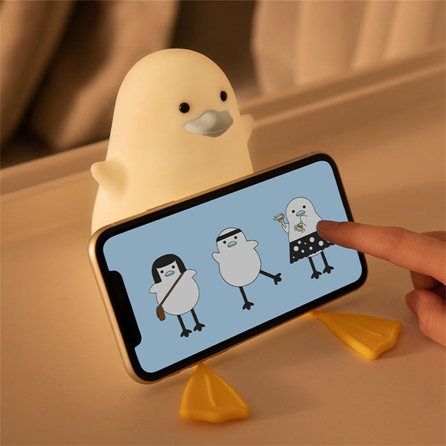 Lampada anatroccolo in silicone per bambini