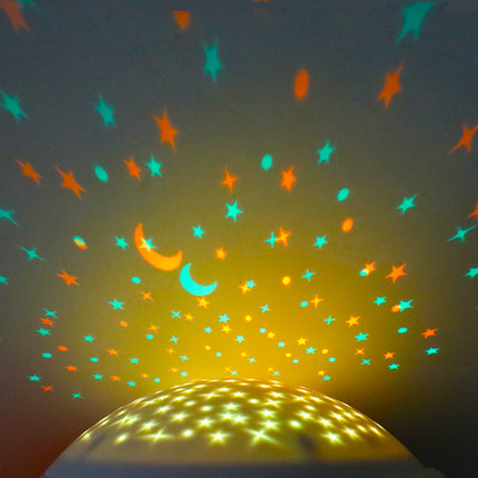 Peluche gufo proiettore di stelle musicale