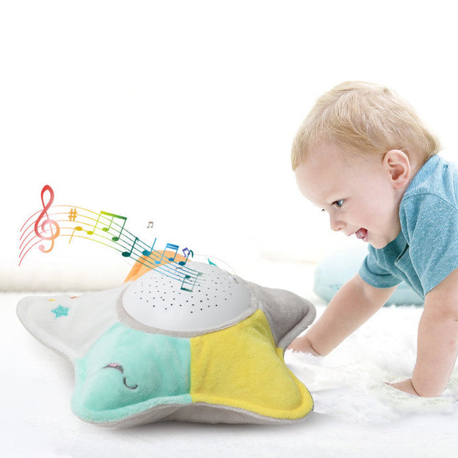 Peluche gufo proiettore di stelle musicale
