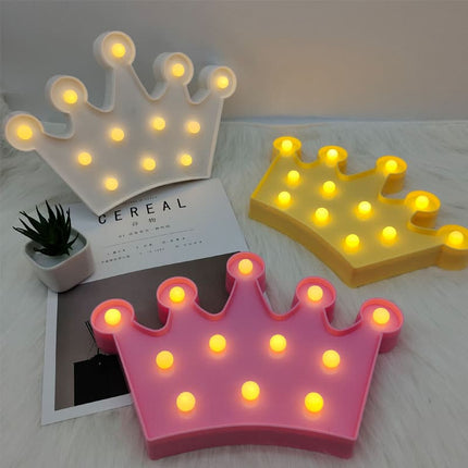 Lampada decorativa LED a forma corona