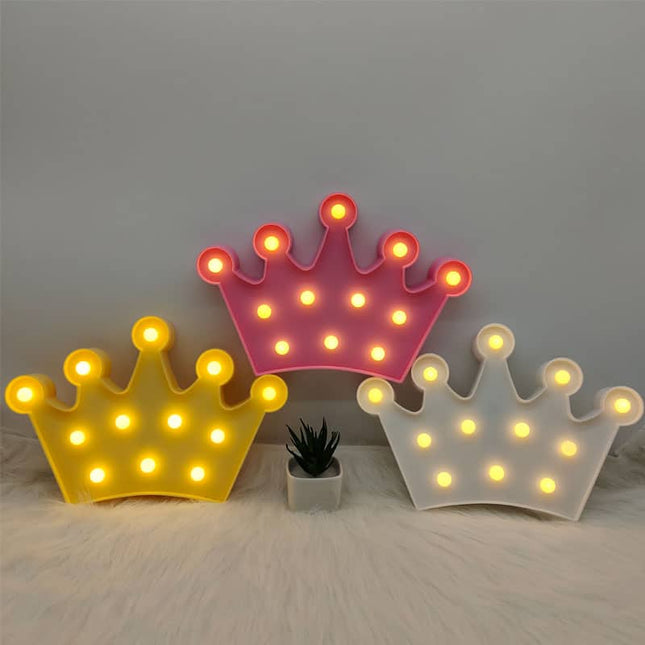 Lampada decorativa LED a forma corona