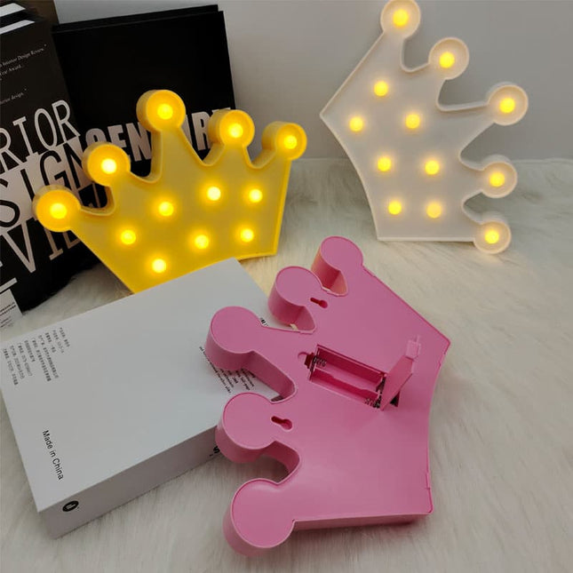 Lampada decorativa LED a forma corona