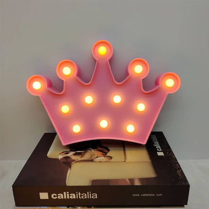 Lampada decorativa LED a forma corona