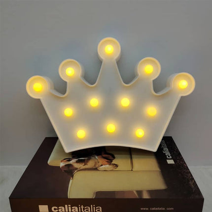 Lampada decorativa LED a forma corona