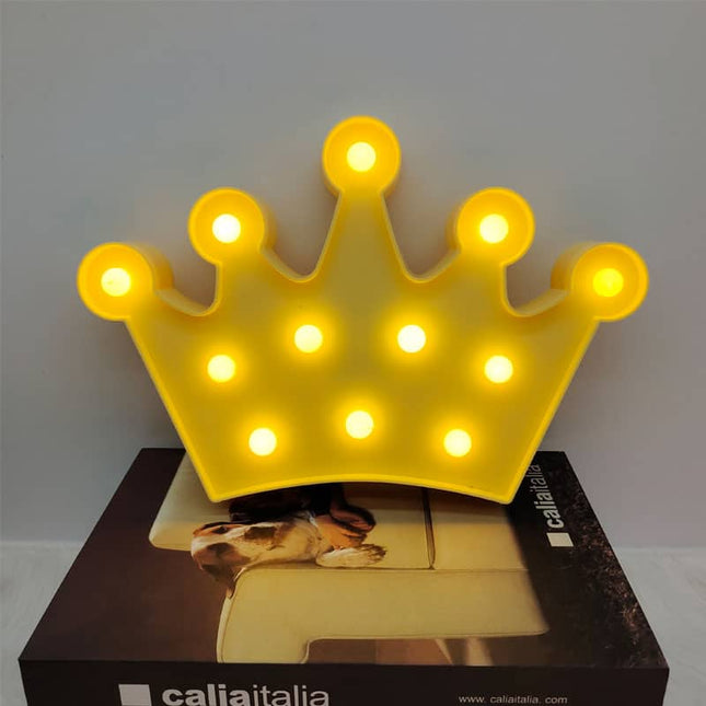 Lampada decorativa LED a forma corona