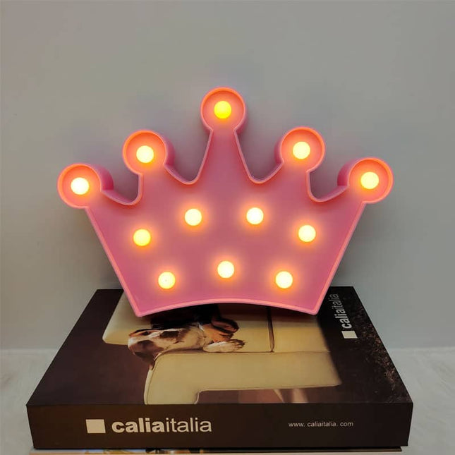 Lampada decorativa LED a forma corona