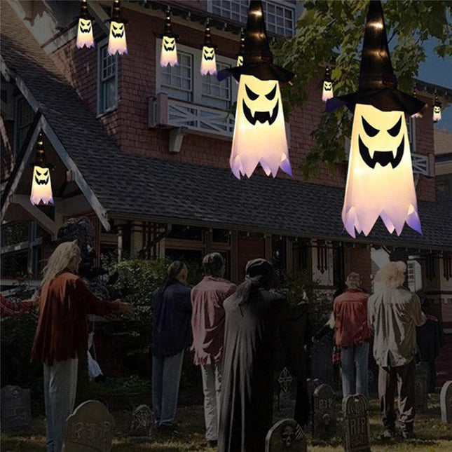 Decorazioni luminose fantasmi per Halloween