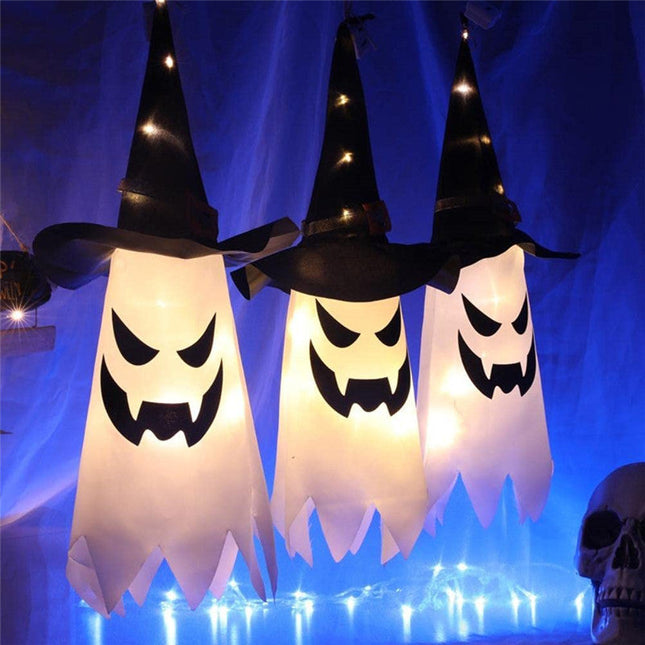 Decorazioni luminose fantasmi per Halloween