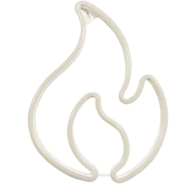 Lampada LED neon a forma fiamma