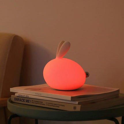 Lampada coniglio LED silicone cambia colore