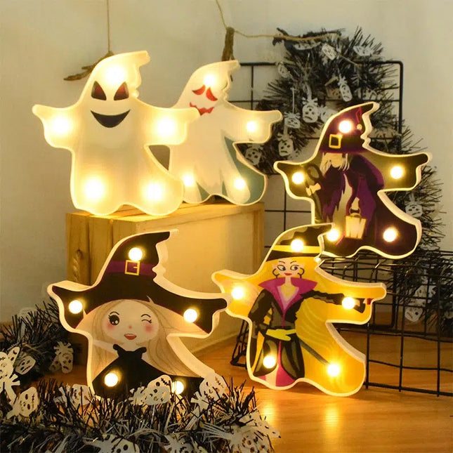Decorazione luminosa fantasma per Halloween