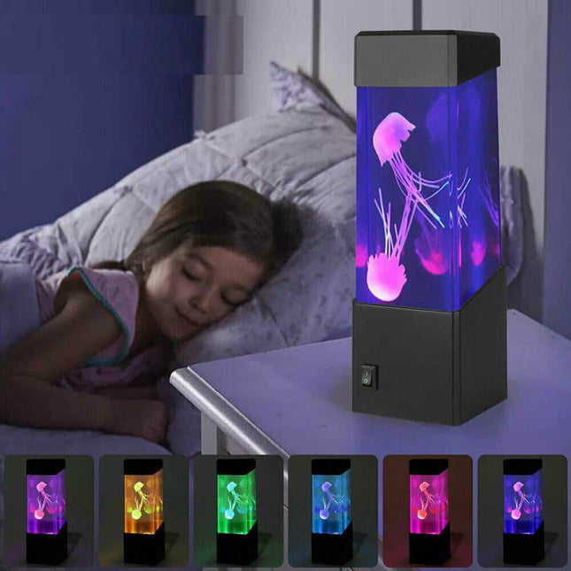 Lampada LED meduse multicolore da tavolo