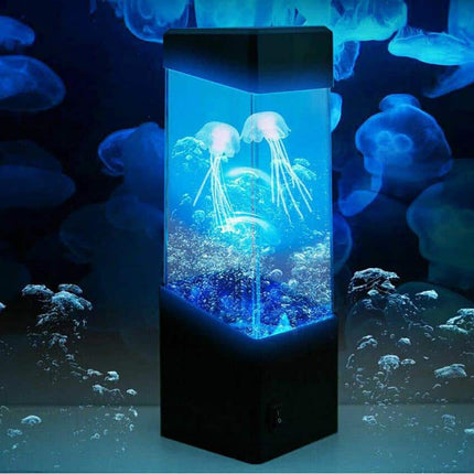 Lampada LED meduse multicolore da tavolo