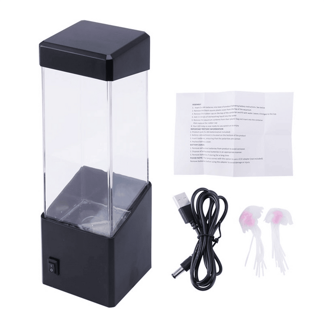 Lampada LED meduse multicolore da tavolo