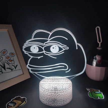 Lampada LED effetto neon a rana