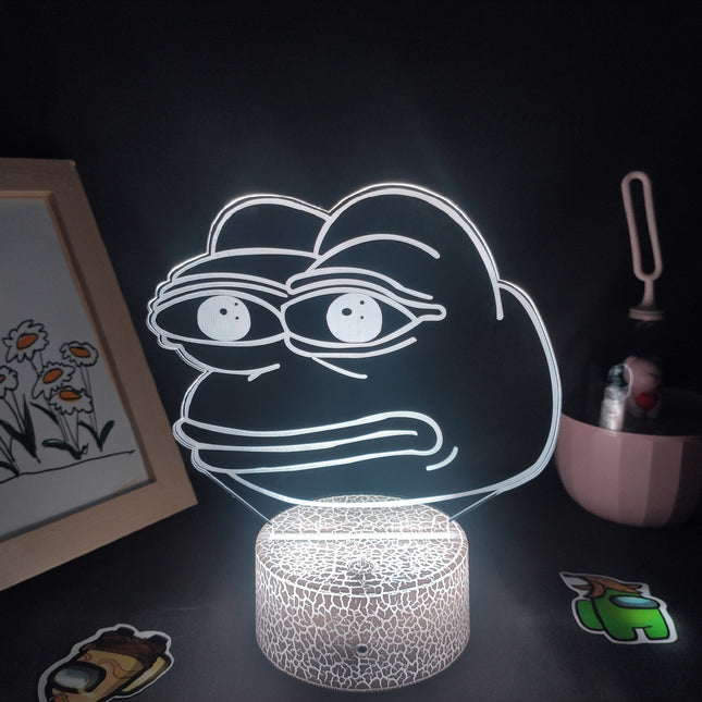 Lampada LED effetto neon a rana