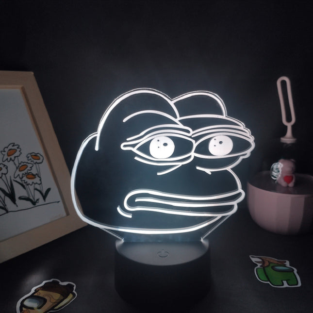 Lampada LED effetto neon a rana