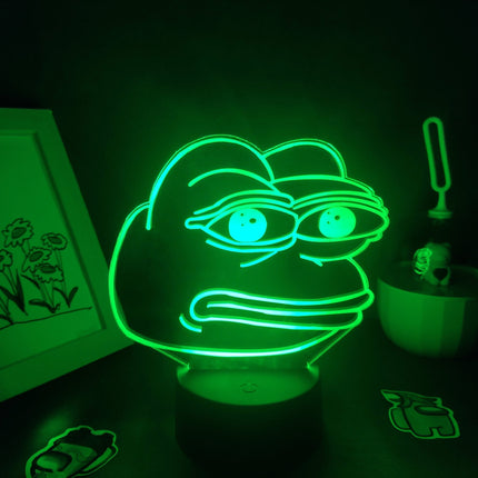Lampada LED effetto neon a rana