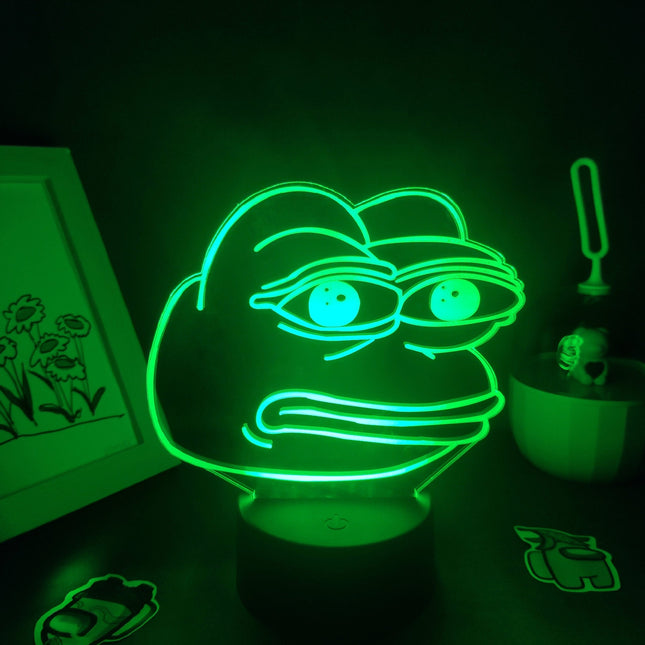 Lampada LED effetto neon a rana