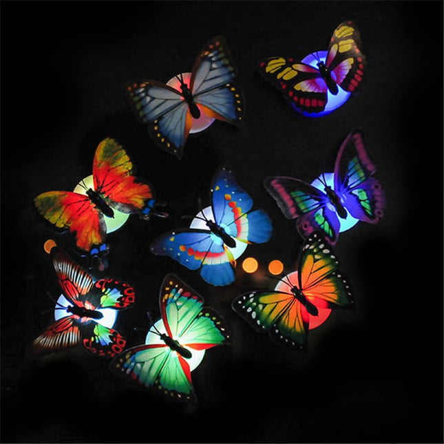 Luce notturna LED adesiva a farfalla