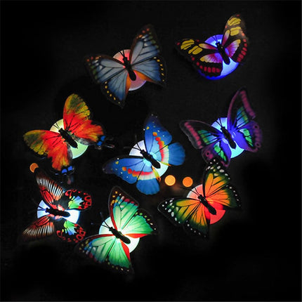 Luce notturna LED adesiva a farfalla