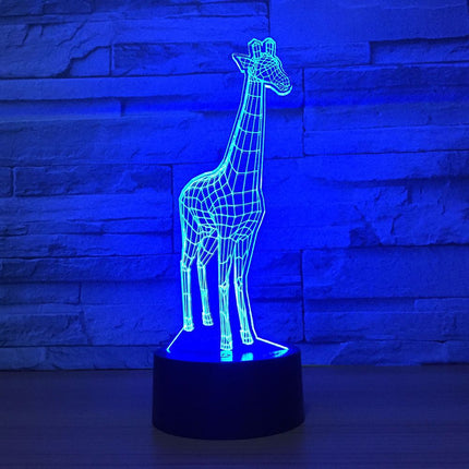 Lampada 3D LED giraffa con sensore touch