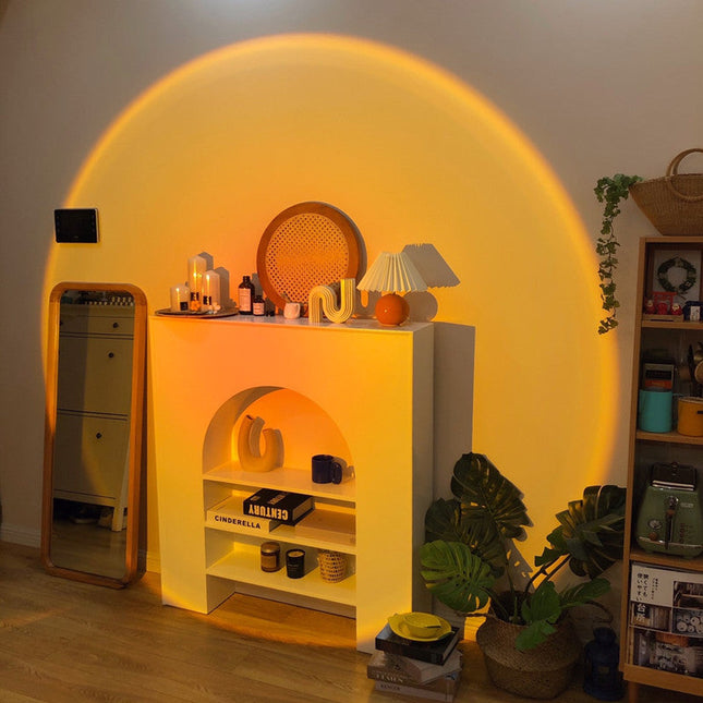 Lampada proiettore tramonto LED USB